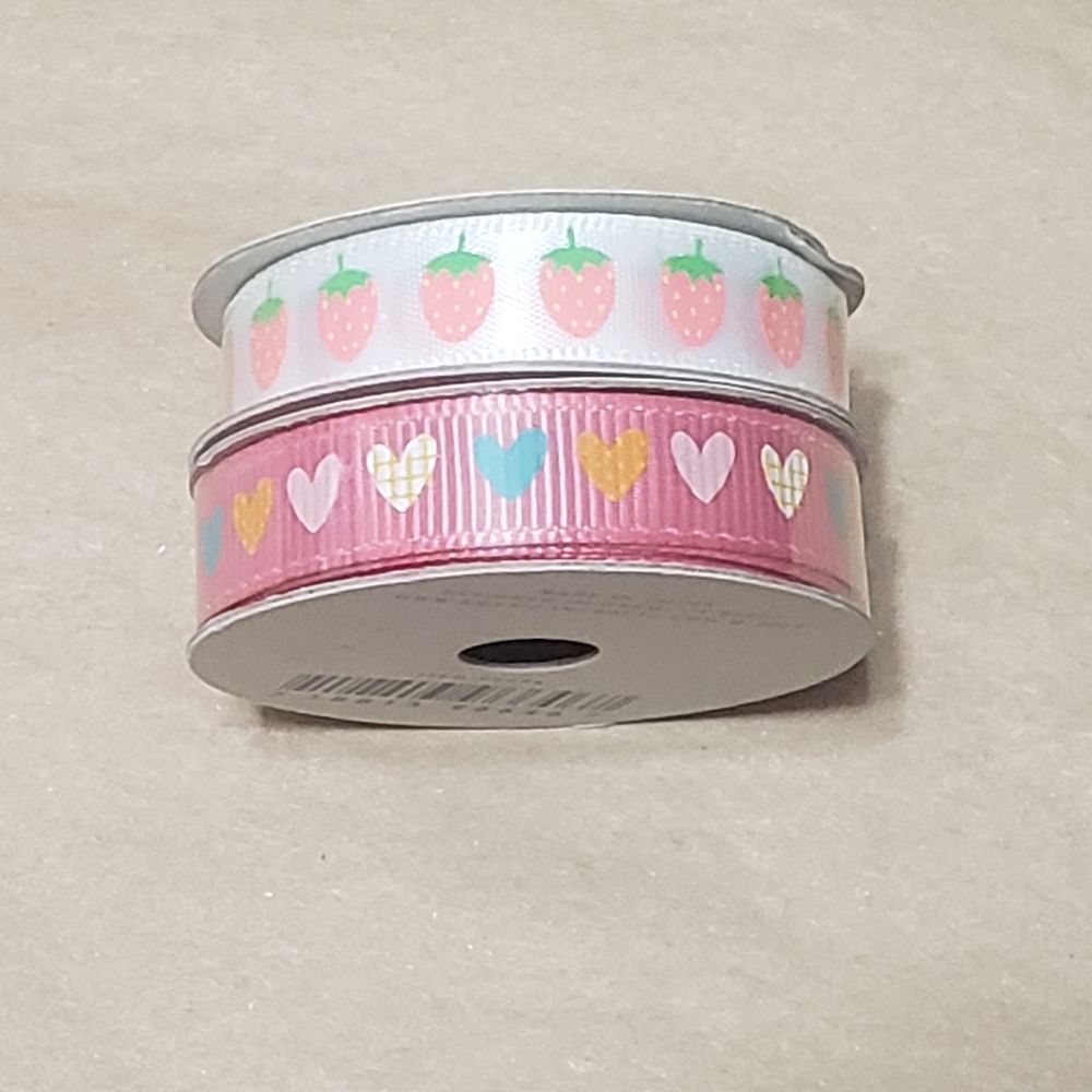 NWT American Crafts Premium Printed Ribbon Bundle Qty 6 - Picture 8 of 15